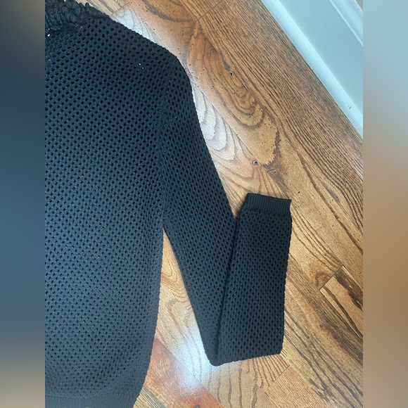 Red Valentino Black knitted mesh Cardigan size XS - Picture 12 of 17